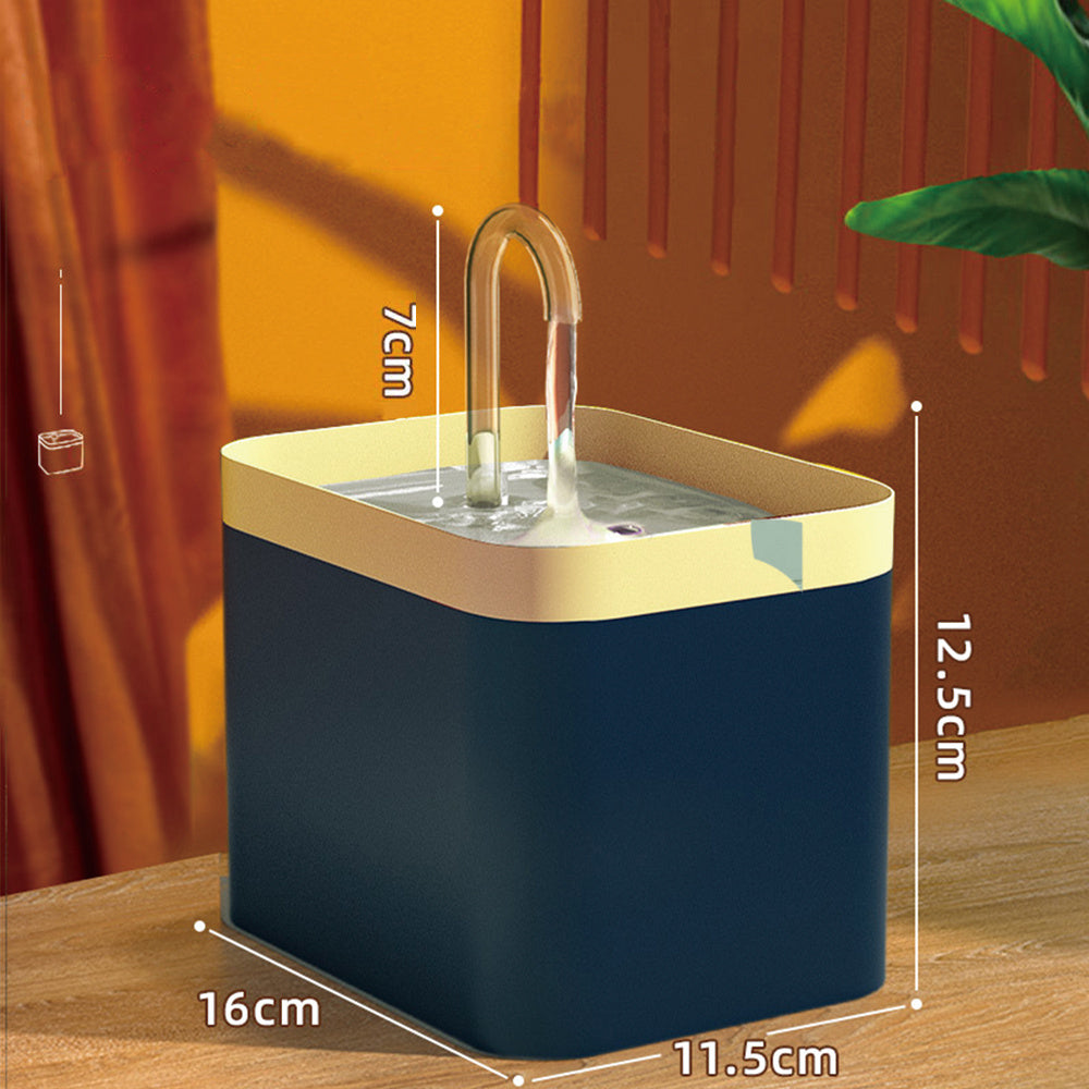 Pet Glimmer™ 1.5L Automatic Cat Water Fountain – Silent USB Cat Drinking Fountain with Filter