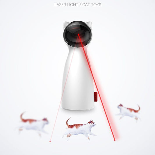 Pet Glimmer™ Smart Automatic Cat Laser Pointer Toy | Fun LED Pet Trainer & Exercise Game