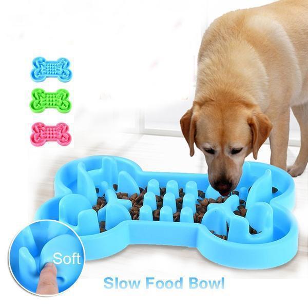 Pet Glimmer™ Slow Eating Dog Bowl Anti Choke | Travel dog bowls to slow down eating