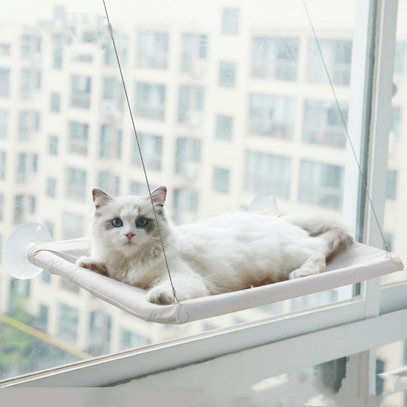 Pet Glimmer™ Cat Window Perch | Mess-Free Waterproof | Cat hammock for Large Indoor Cats