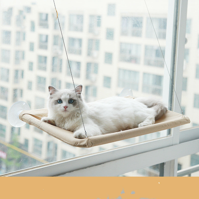 Pet Glimmer™ Cat Window Perch | Mess-Free Waterproof | Cat hammock for Large Indoor Cats