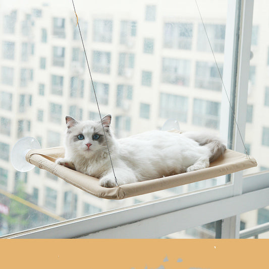 Pet Glimmer™ Cat Window Perch | Mess-Free Waterproof | Cat hammock for Large Indoor Cats
