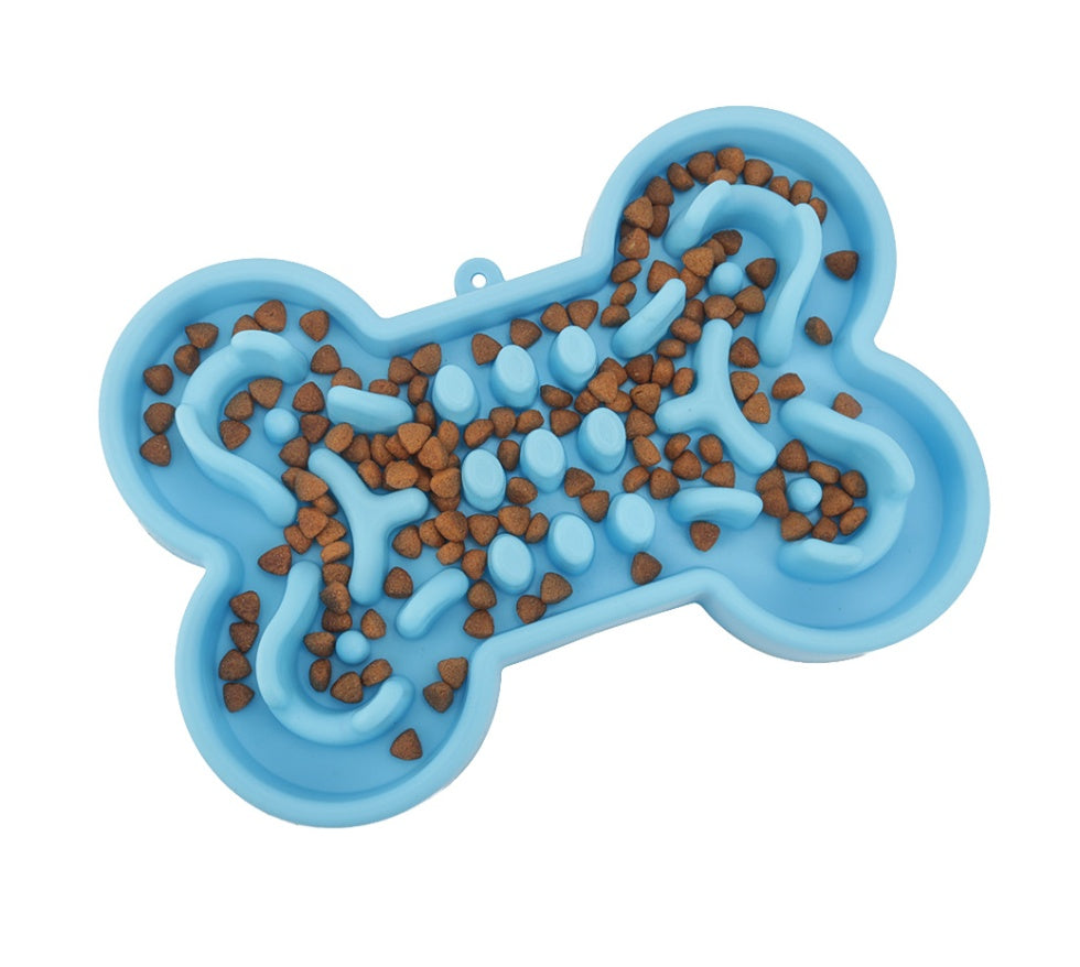 Pet Glimmer™ Slow Eating Dog Bowl Anti Choke | Travel dog bowls to slow down eating