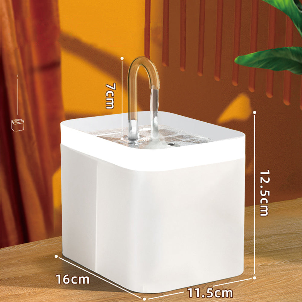 Pet Glimmer™ 1.5L Automatic Cat Water Fountain – Silent USB Cat Drinking Fountain with Filter