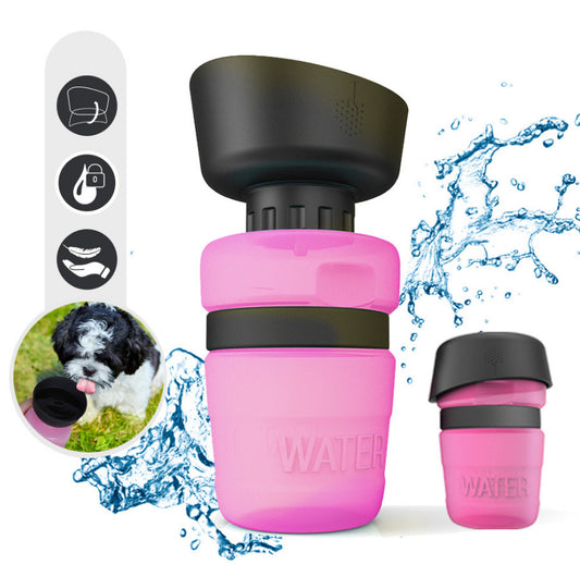 Pet Glimmer™ Dog Travel Portable Water Bottle | Leak Proof & Travel Friendly
