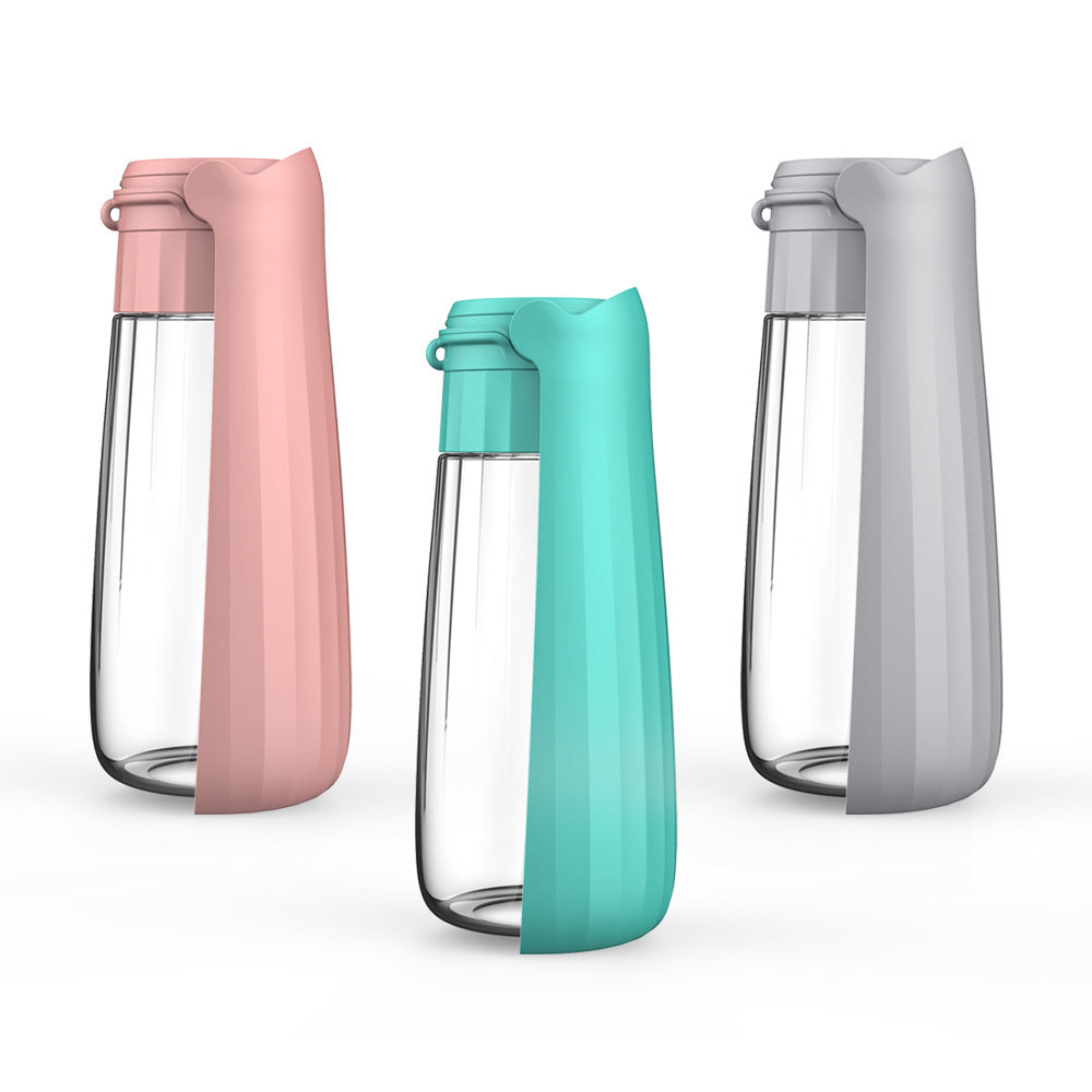 Pet Glimmer™ Portable Dog Water Bottle | Foldable, Leak Proof & Travel Friendly