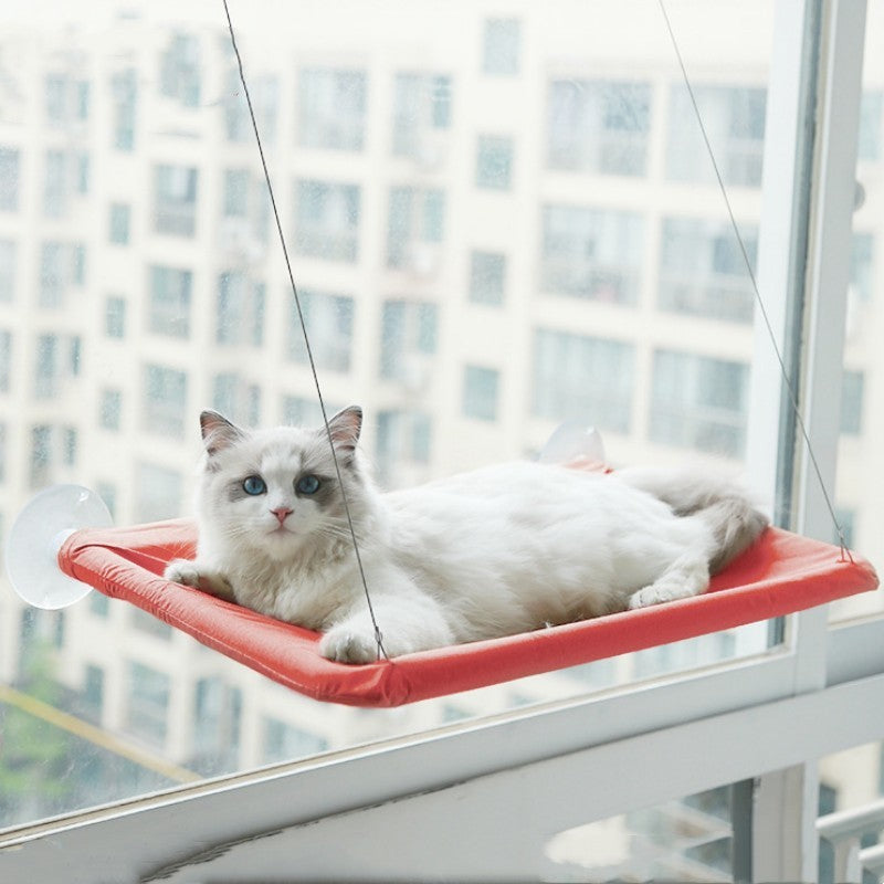 Pet Glimmer™ Cat Window Perch | Mess-Free Waterproof | Cat hammock for Large Indoor Cats