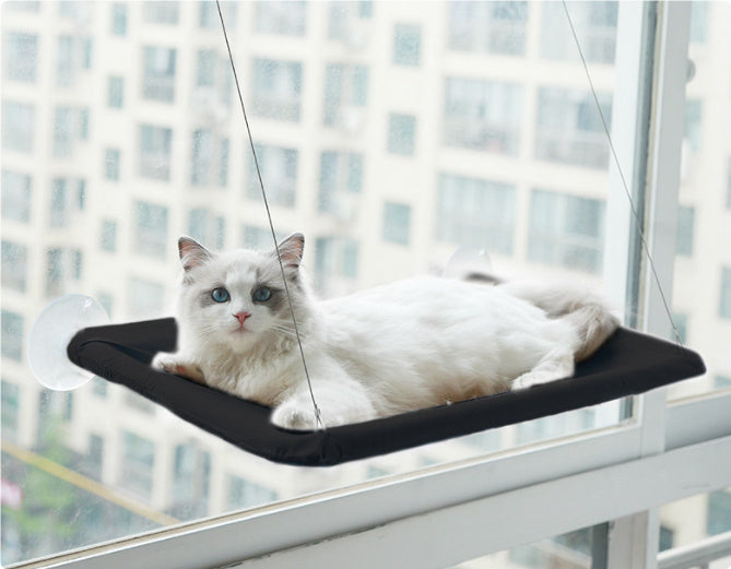 Pet Glimmer™ Cat Window Perch | Mess-Free Waterproof | Cat hammock for Large Indoor Cats